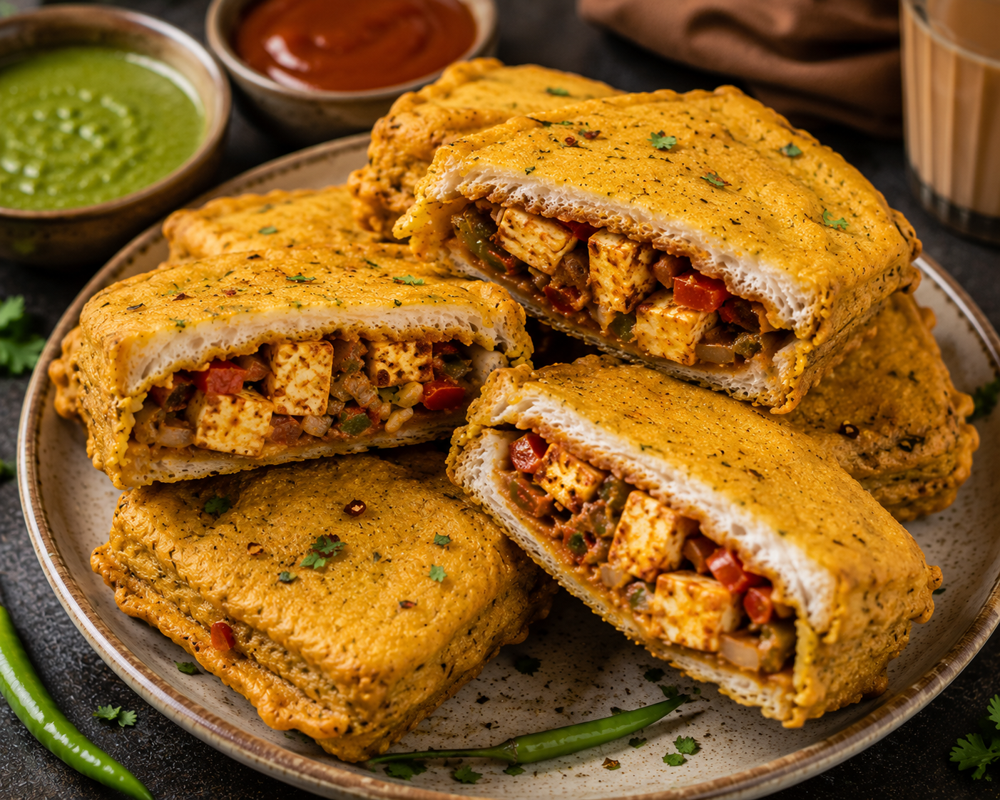 Peri Peri Paneer Pakoda