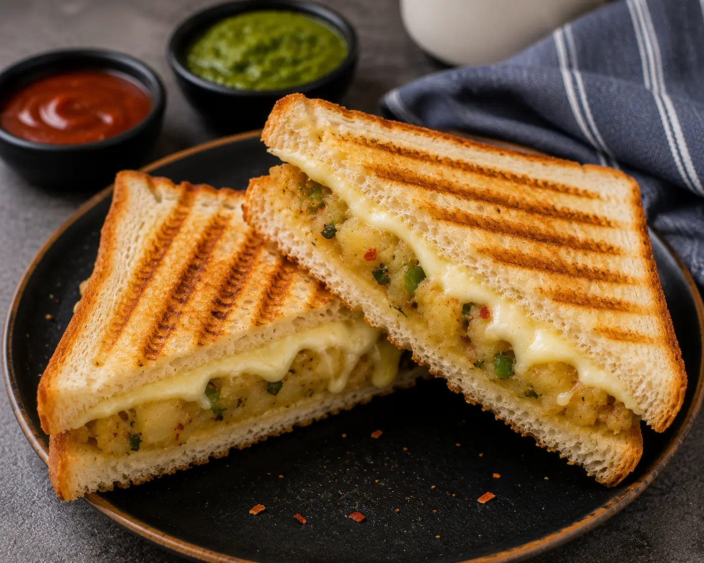 Aloo Cheese Grill