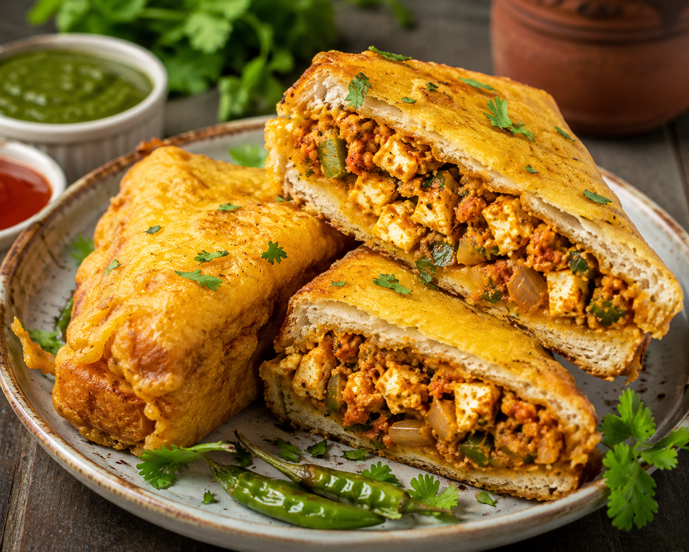Paneer Bhurji Pakoda